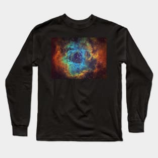 The Rosette Nebula in the constellation of Monoceros Long Sleeve T-Shirt